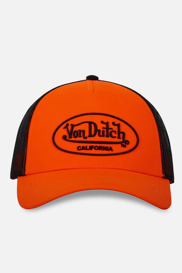 Casquette trucker / snapback - Orange + Black