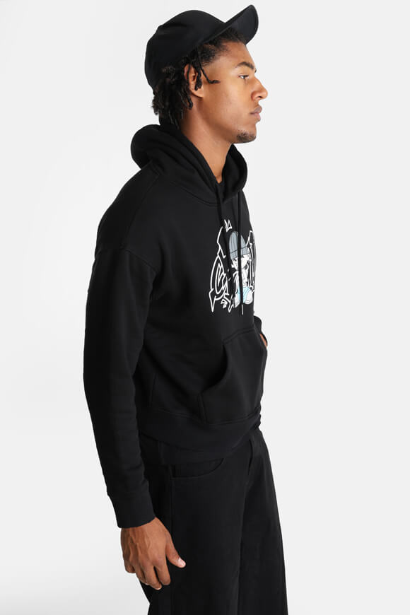 Kapuzensweatshirt - Black