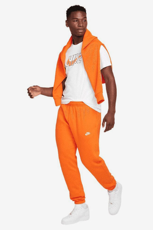 Sportswear Club Pantalon en laine polaire - Safety Orange