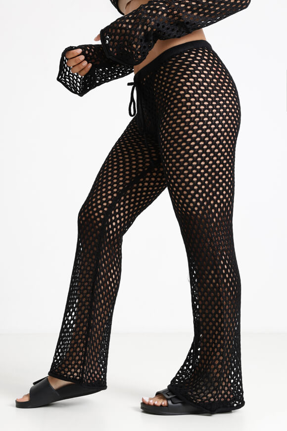 Häkelhose - Schwarz