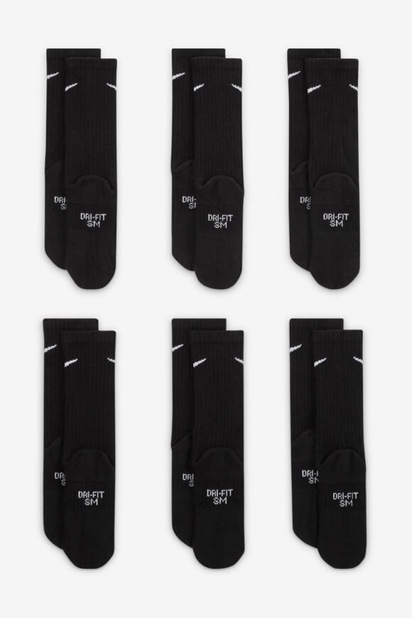 Sechserpack Socken - Black