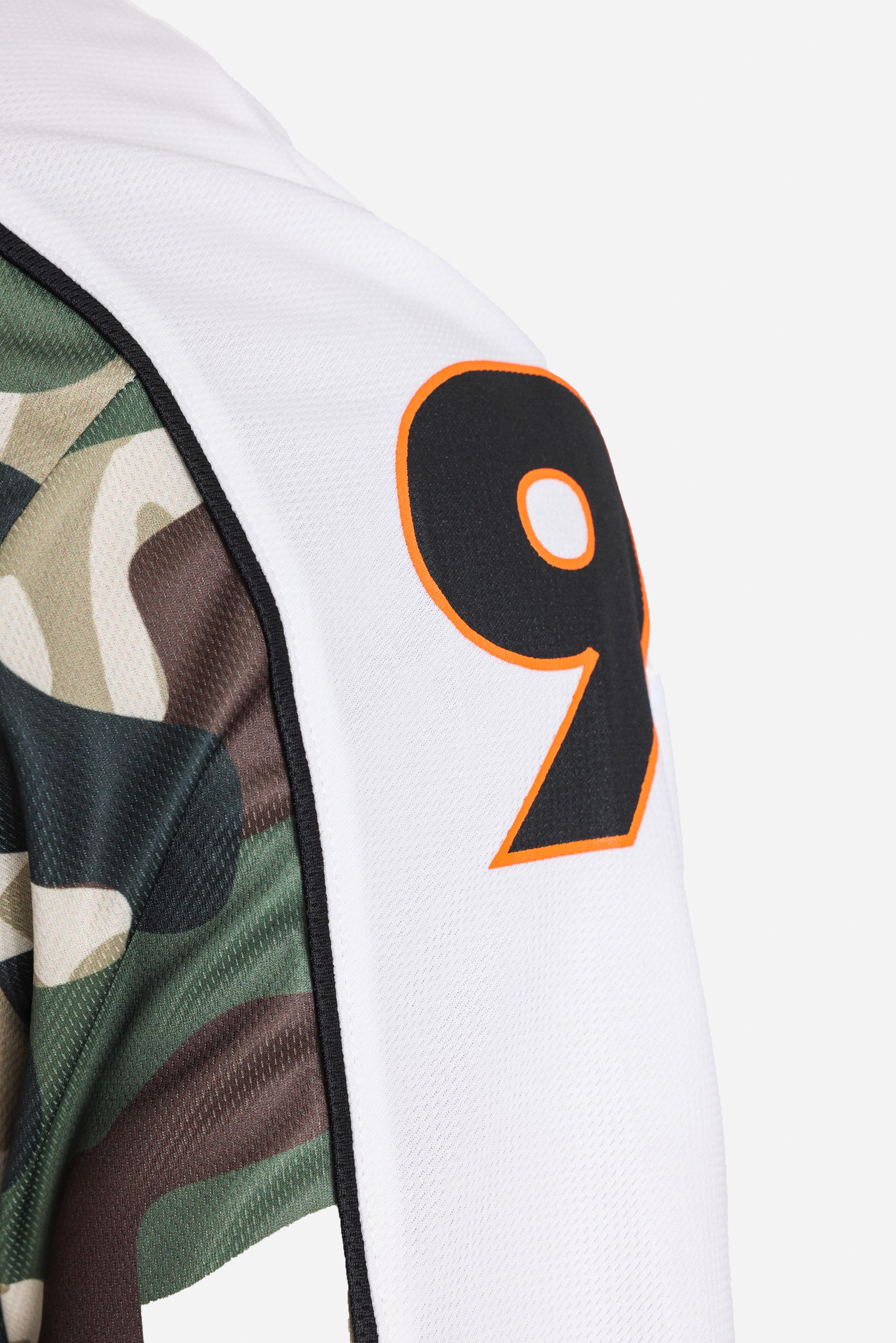 Mesh T-Shirt - Vert Camouflage + Weiss