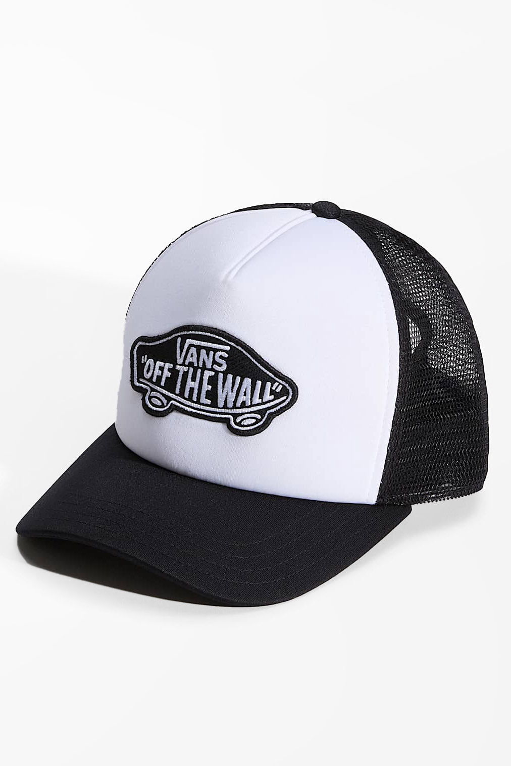 Trucker Cap / Snapback - Black + White