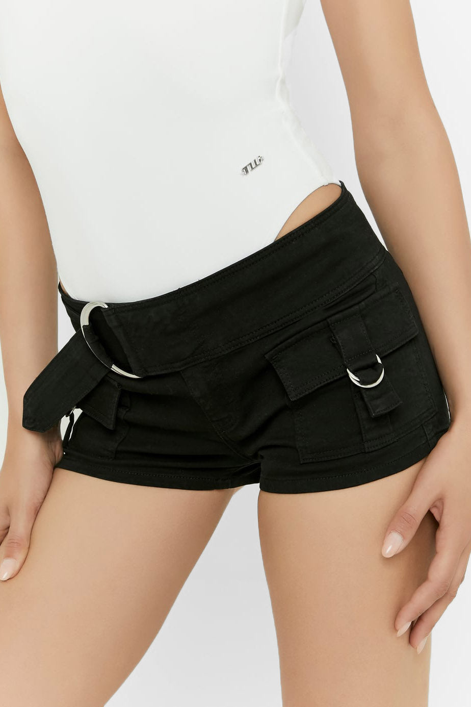 Short en jean - Black