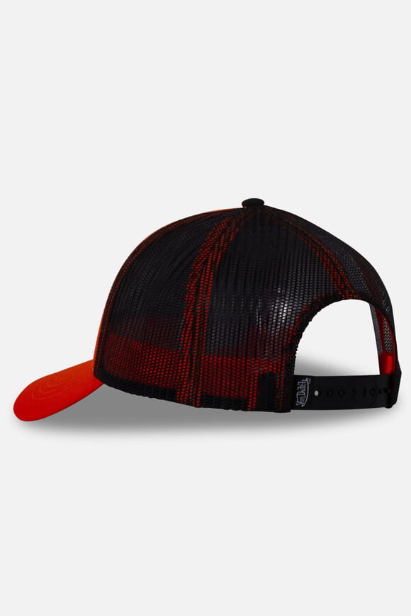 Casquette trucker / snapback - Orange + Black