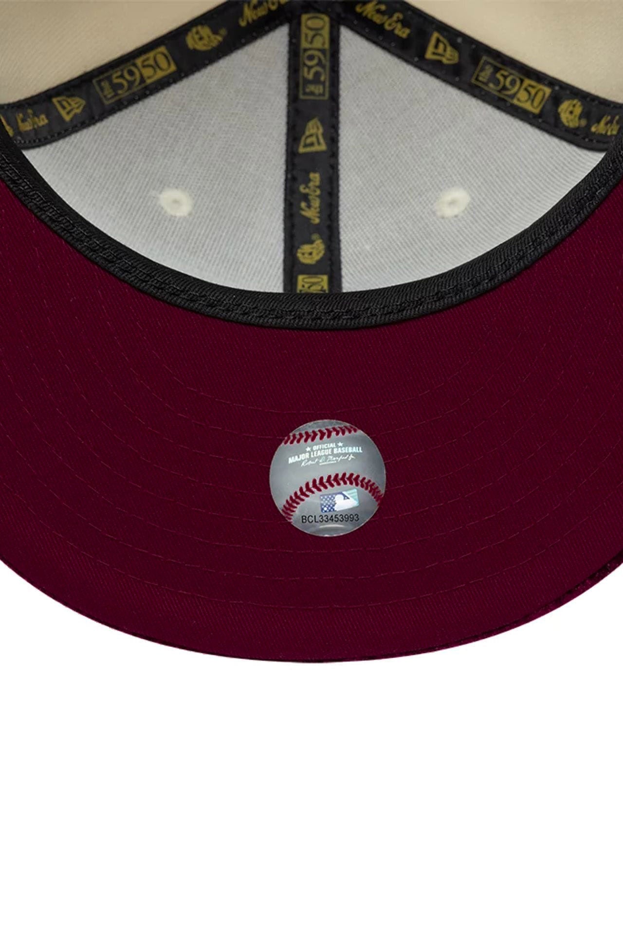 Casquette 59fifty - Light Beige + Orchid