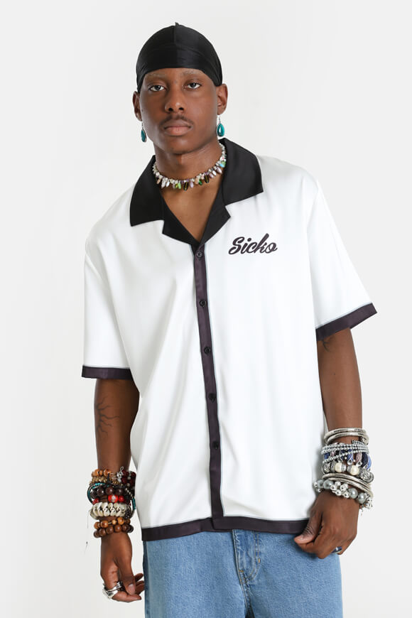 Camicia satinata - Ecru