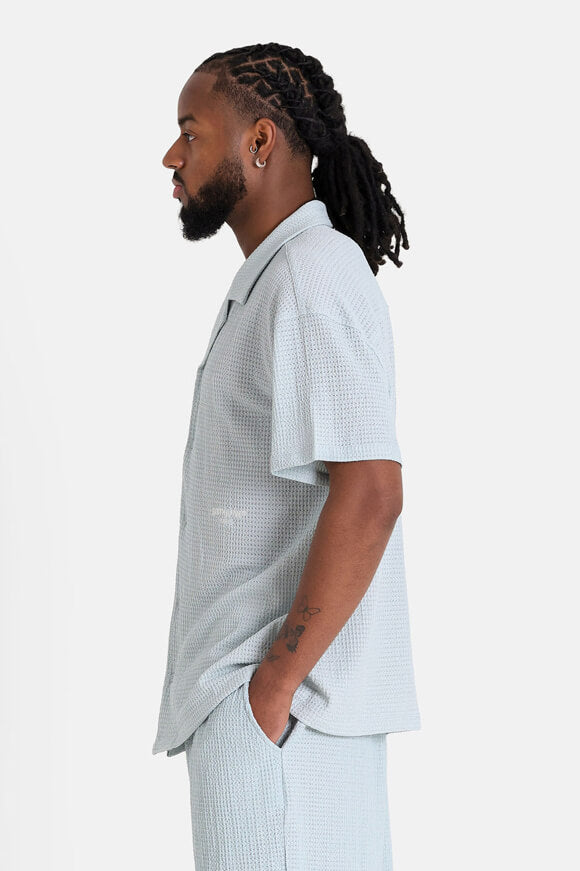 Structured shirt - Light Blue