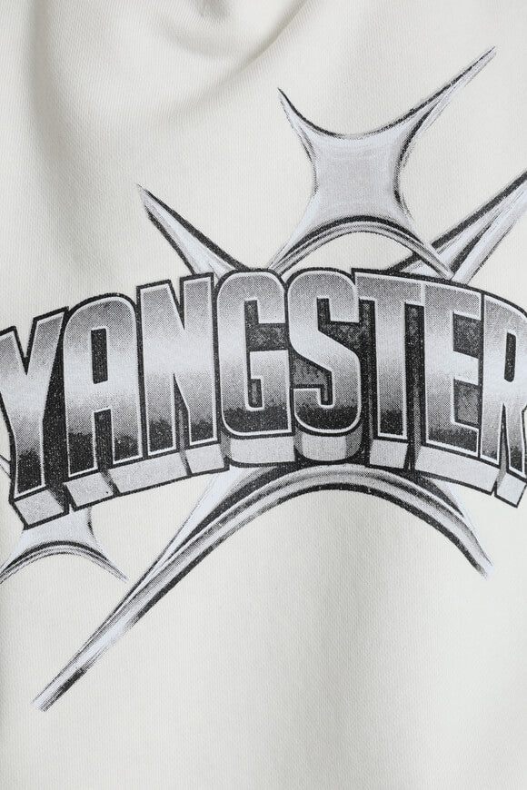 Sweat zippé à capuchon - Ecru