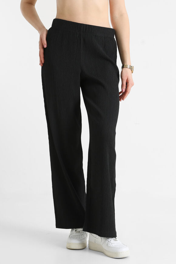 Kaylie Structured fabric trousers L32 - Black