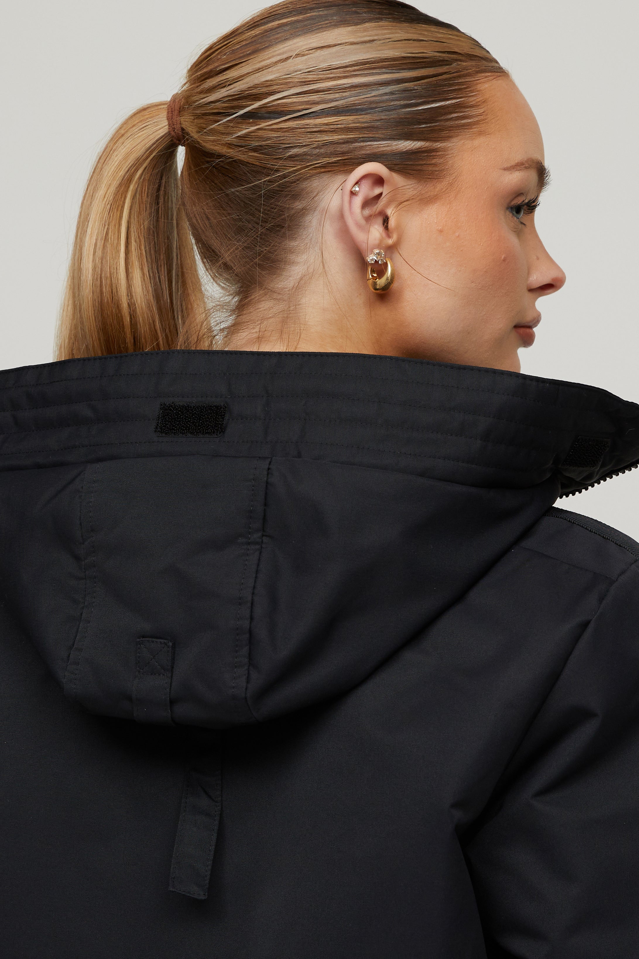 Gabiella Wattierte Bomberjacke - Jet Black
