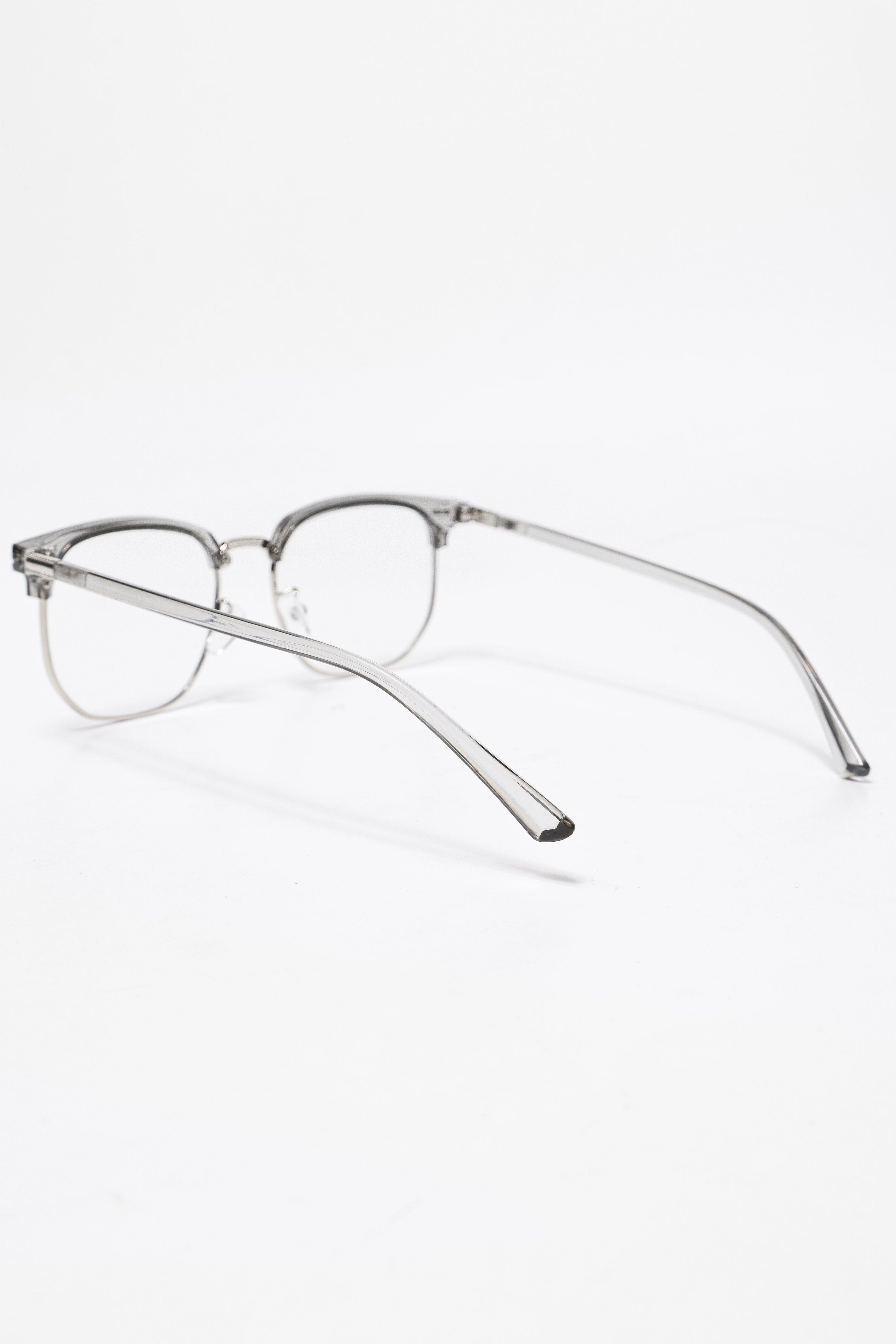 Glasses - Silver + Clear