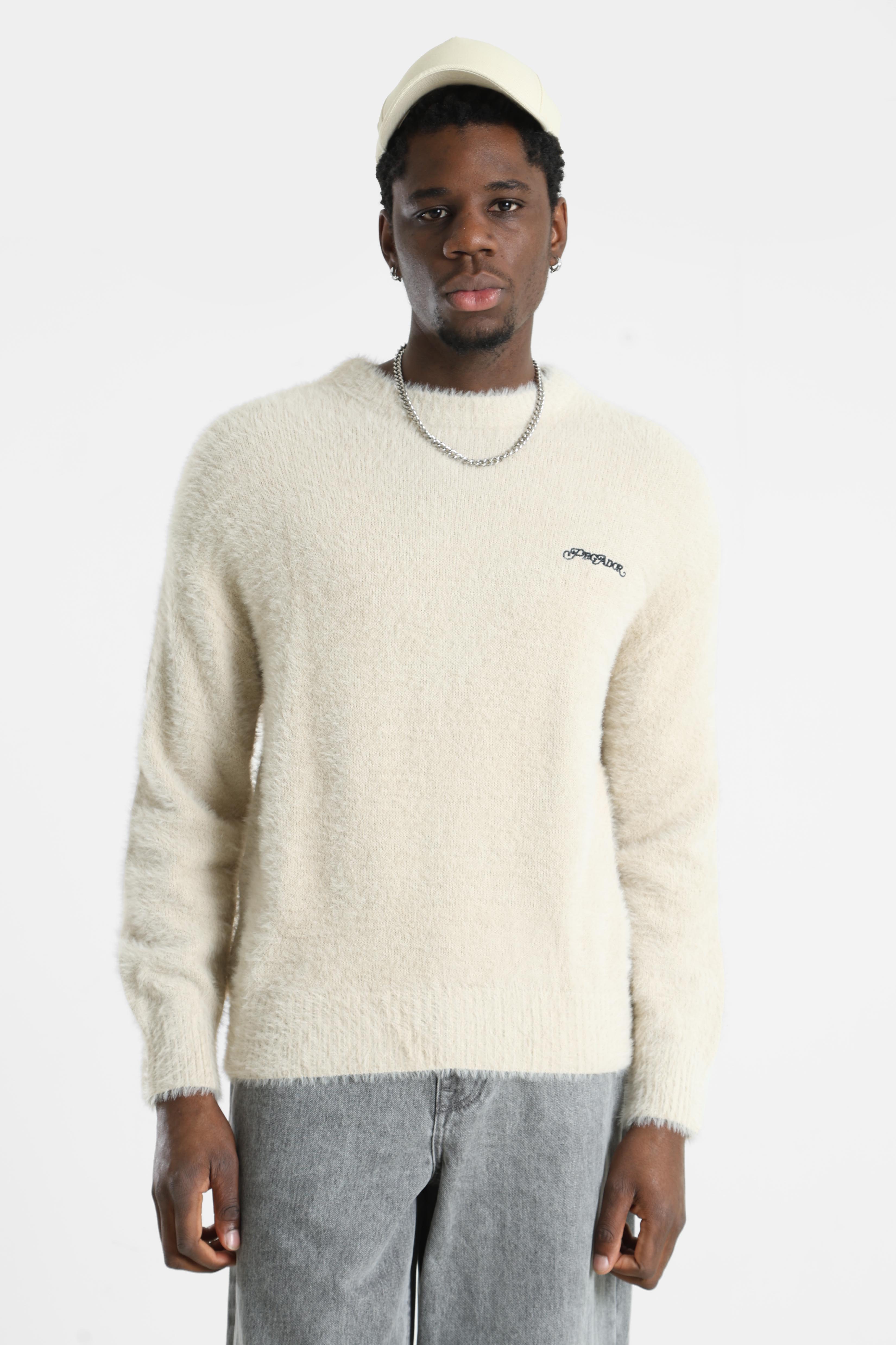 Vernen Hairy Strickpullover - Stone