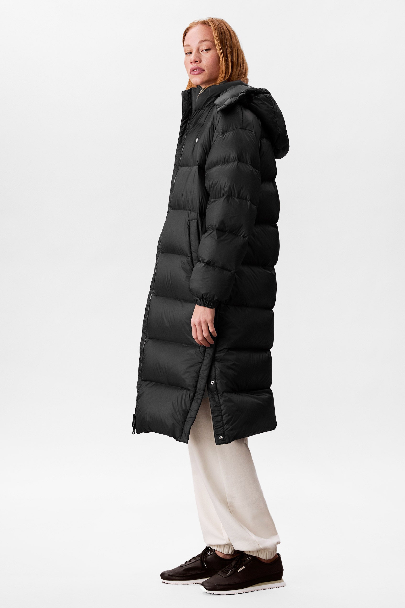 Manteau de duvet Puffer - Black