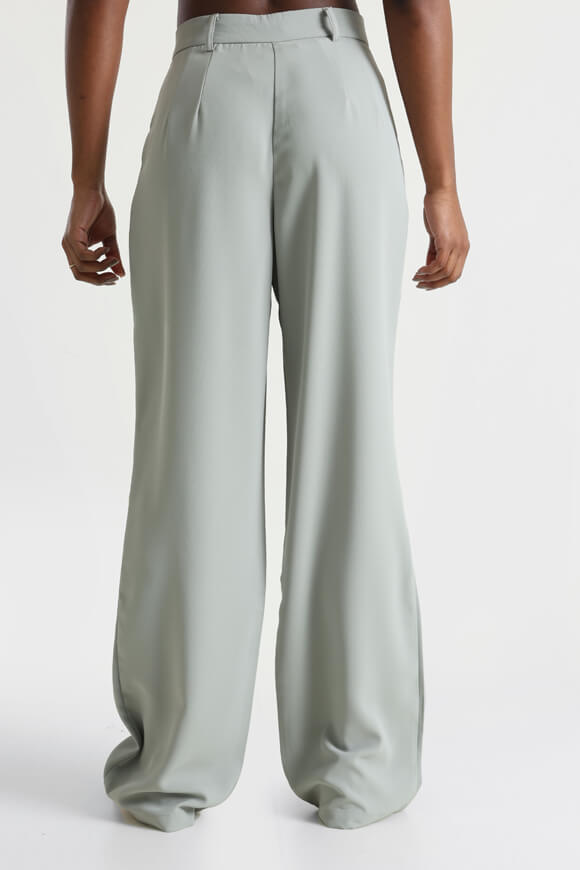Wide Leg Hose - Hellgrau