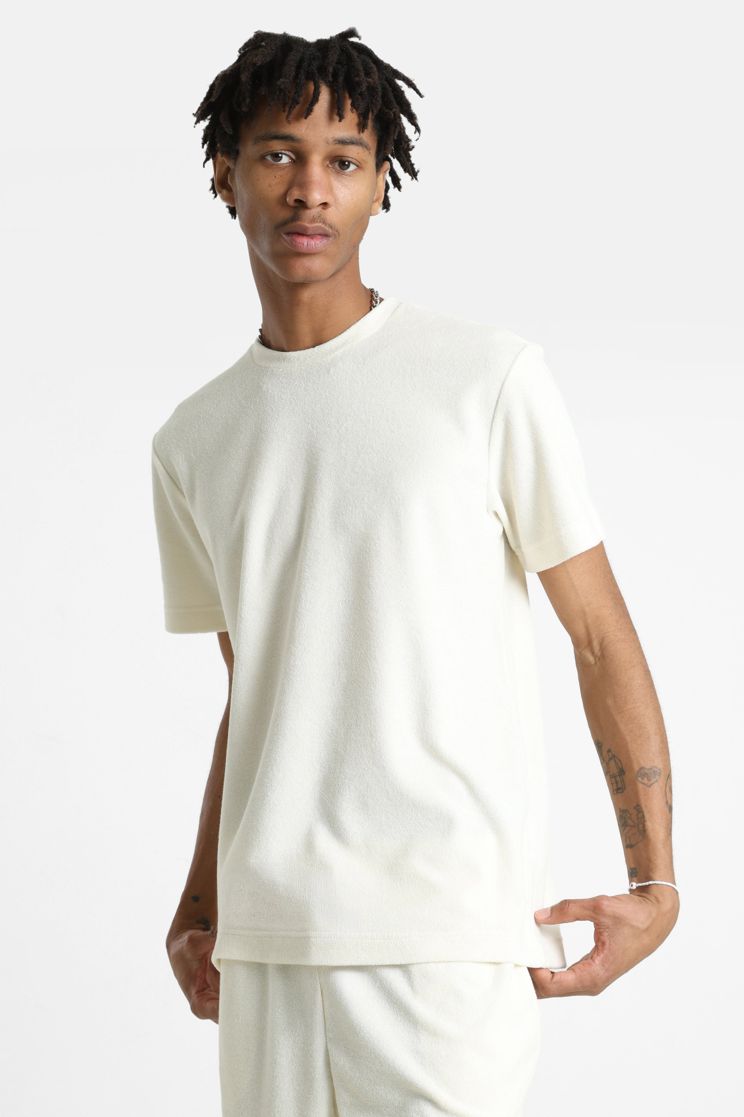 ONSTELLA terry t-shirt - Egret
