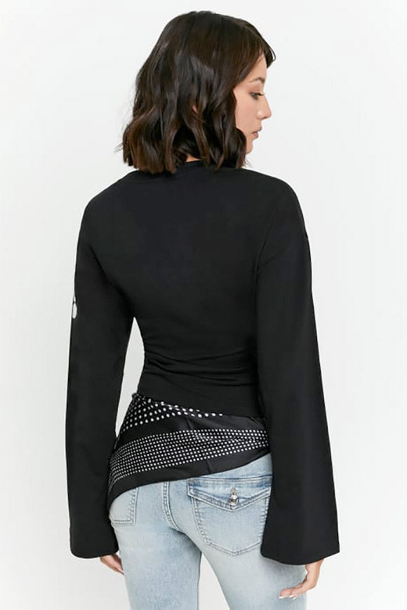 Langarmshirt - Black
