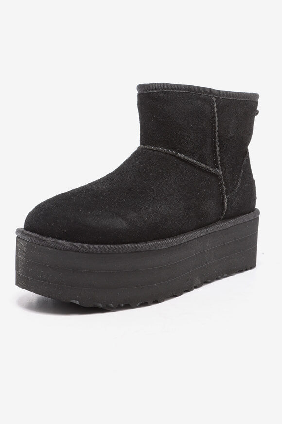 Classic Mini gefütterte Plateau Stiefelette - Black