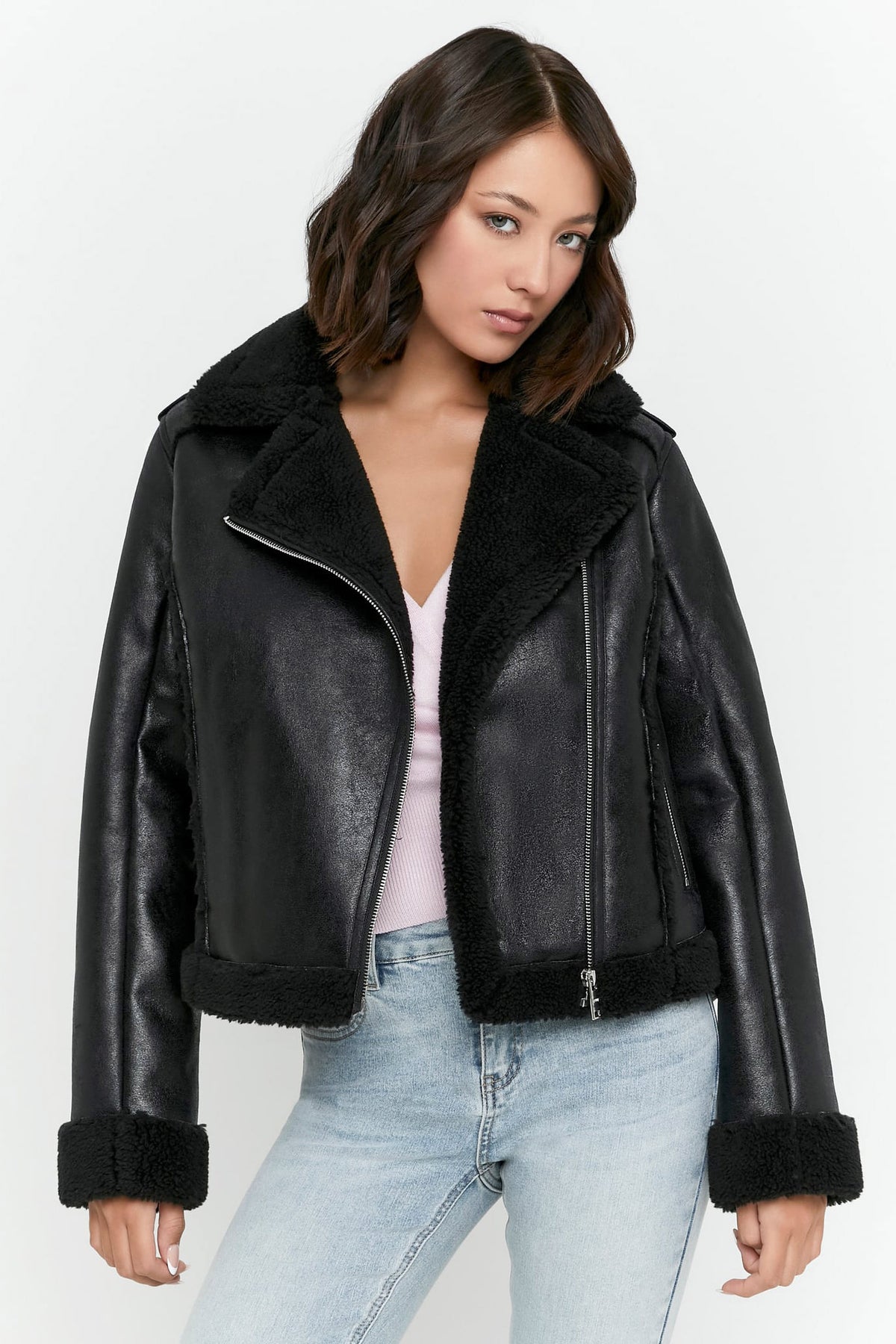 Veste mouton retourné