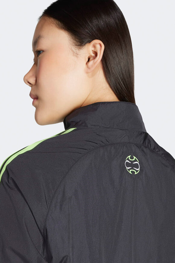 Veste d'entraînement Teamgeist Crop - Black + Signal Green