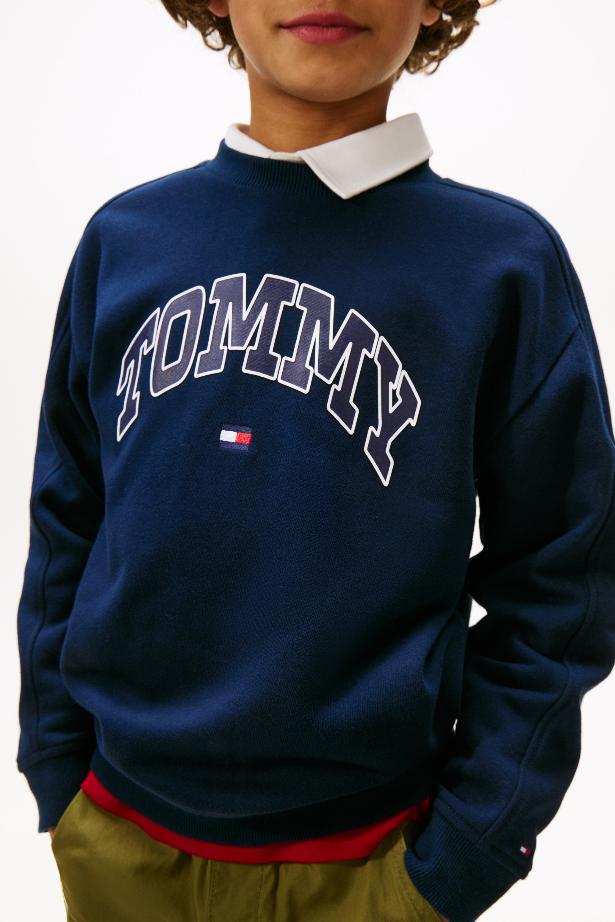 Varsity Raised sweatshirt - Dark Night Navy