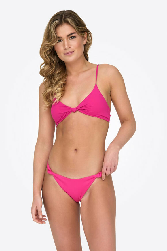 Sienna Top Bikini Triangle - Fuchsia Purple