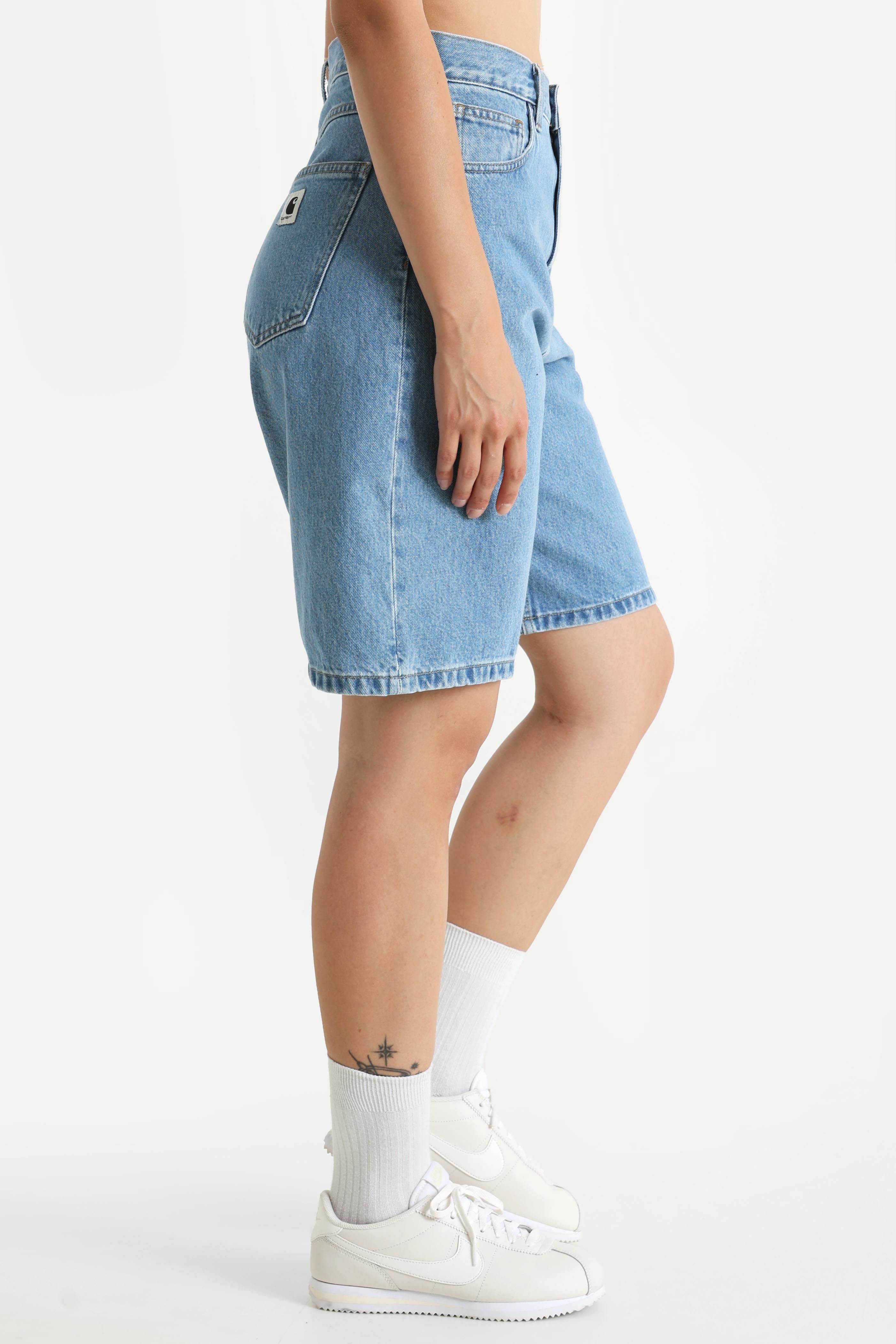 Pantaloncini in denim Brandon, vestibilità loose fit - Blue Stone Bleached
