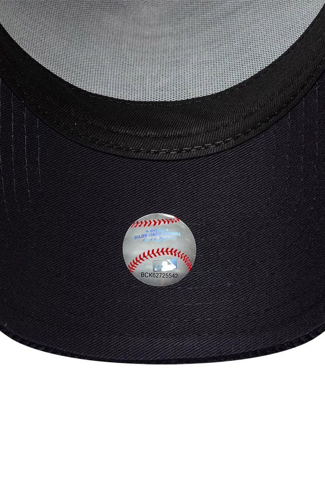 Casquette trucker en velours côtelé / snapback - Dark Navy