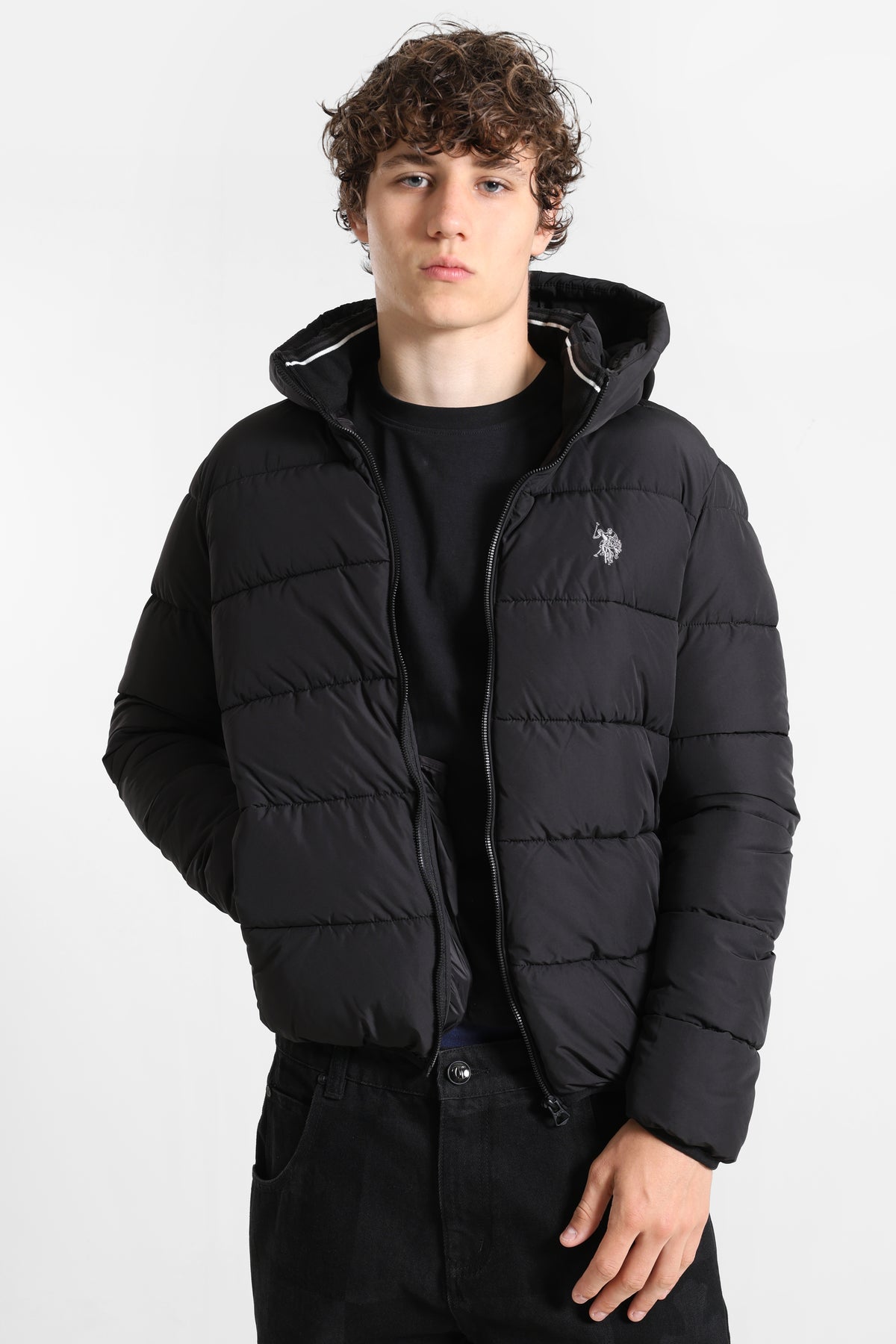 Domi gesteppte Jacke - Black