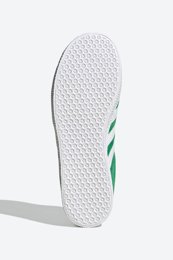 Gazelle Sneaker - Green + Footwear White + Gold Metallic