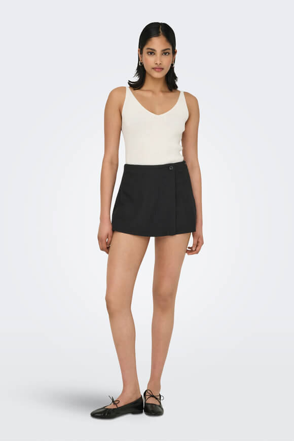 ONLCARO Linen Skort - Black
