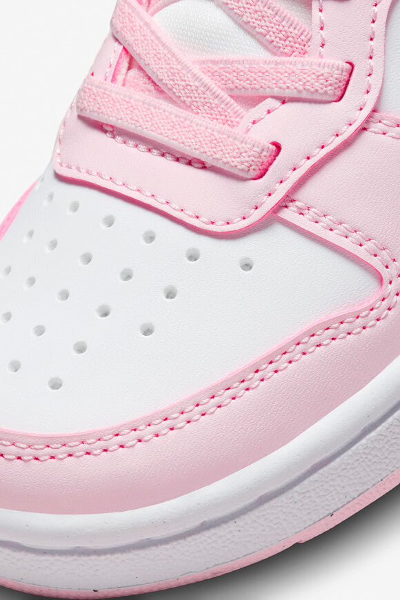 Sneaker Court Borough Recraft per bambini - Schiuma bianca e rosa