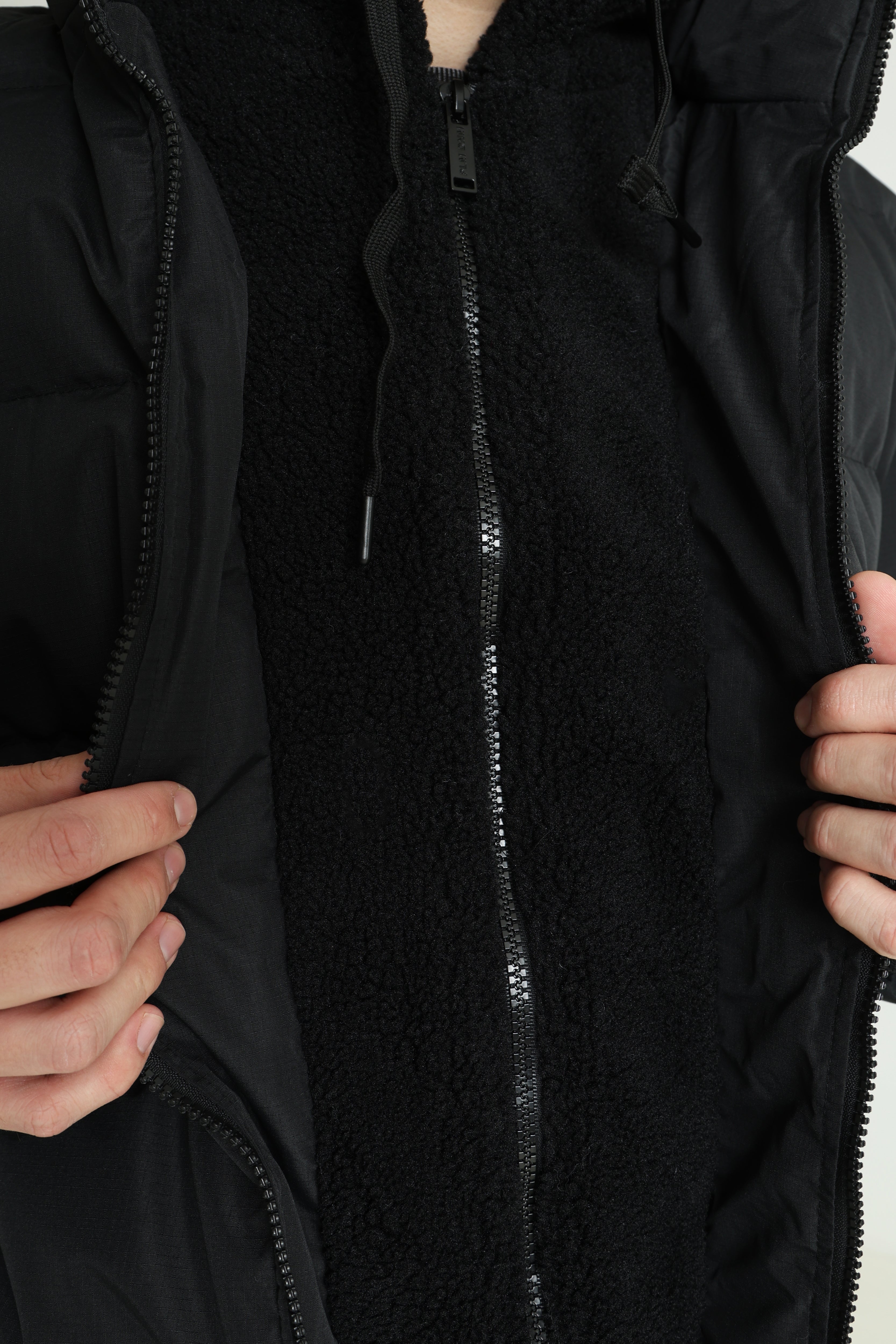 Veste bomber matelassée - Black