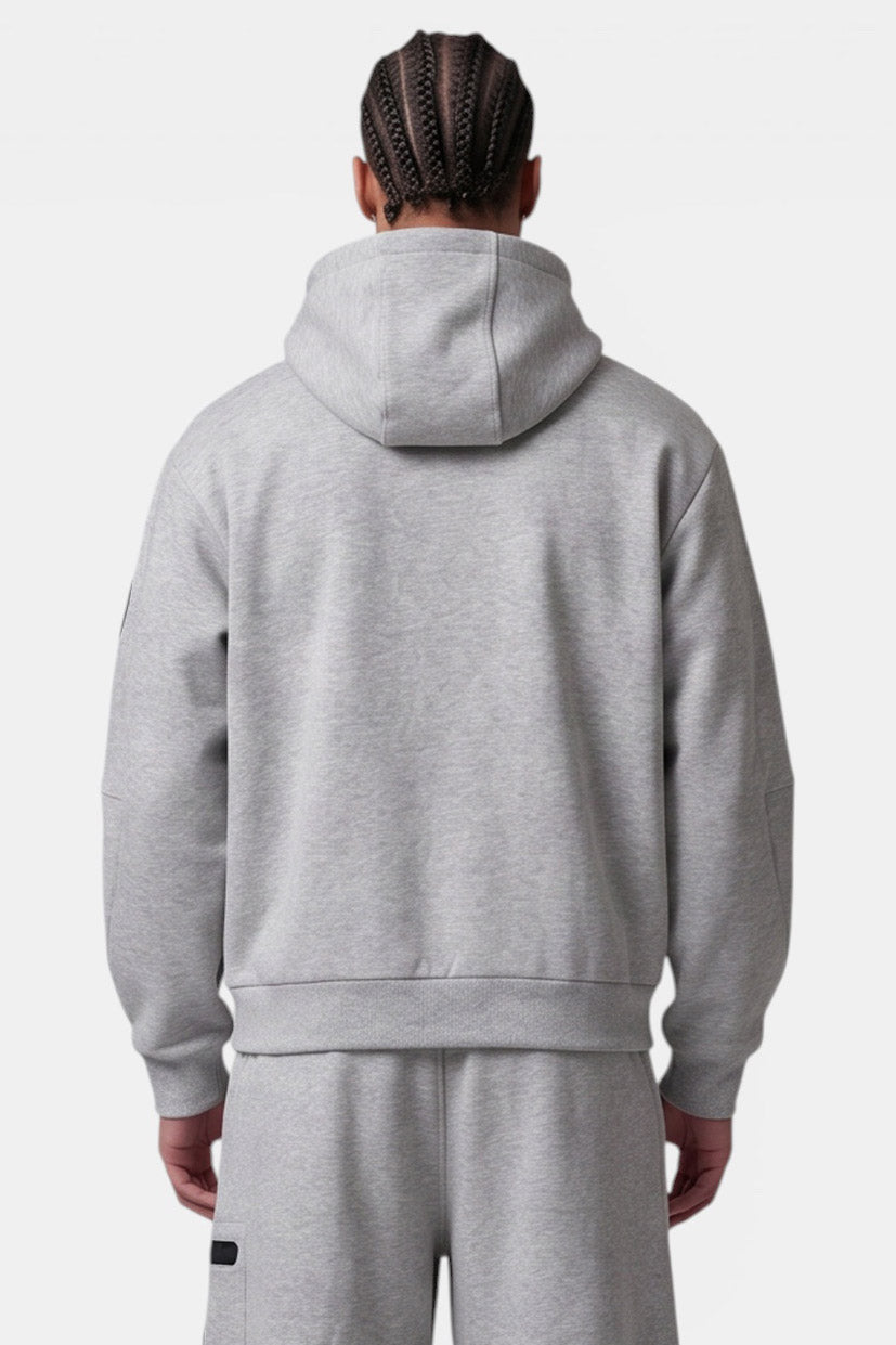 Ragnar sweat zippé à capuchon - Grey Heather