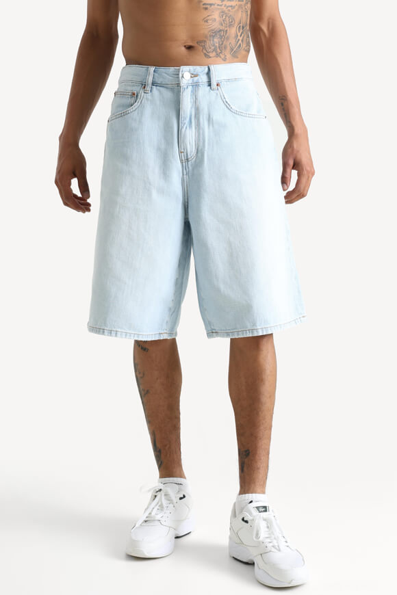 ONSCARL Balloon Fit Jeans Bermudashorts - Bleached Blue