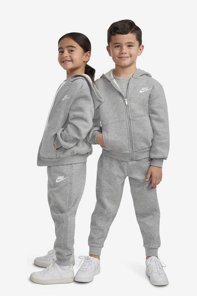 Sweat zippé à capuchon junior - Grey Heather