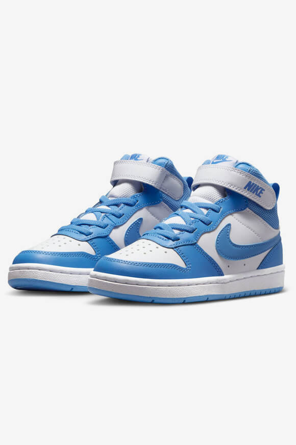 Court Borough 2 Kids Sneaker - White + Blue Beyond