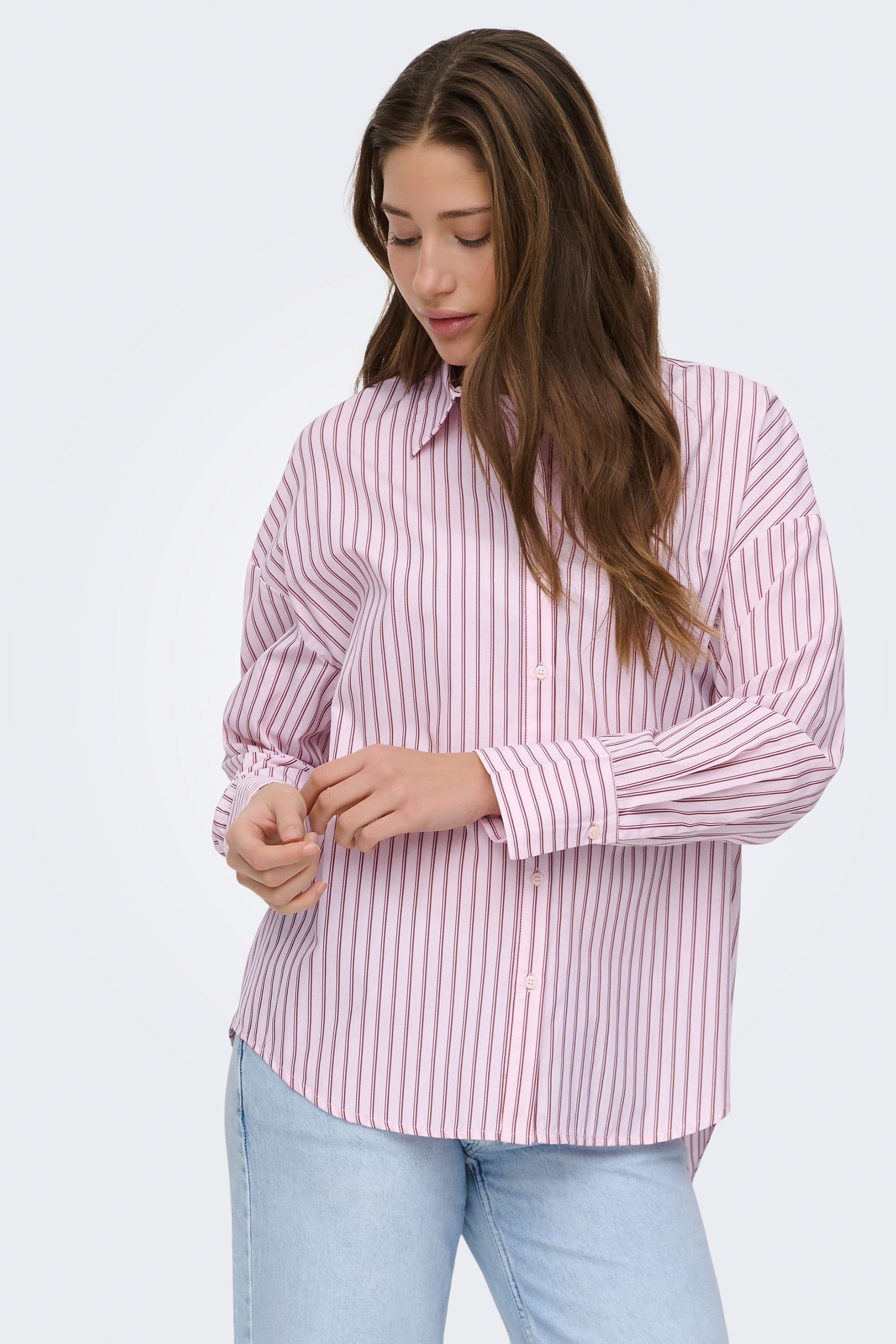 ONLREGON langes Hemd - Fuschia