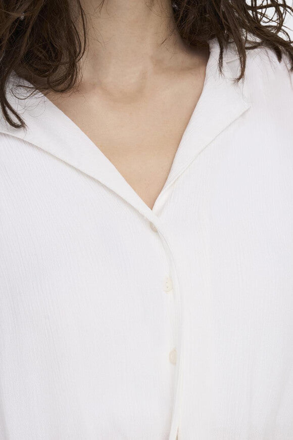 Paula seersucker blouse - White