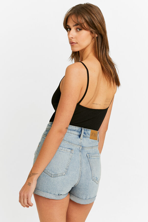 Mom fit jeans shorts - Blue Used