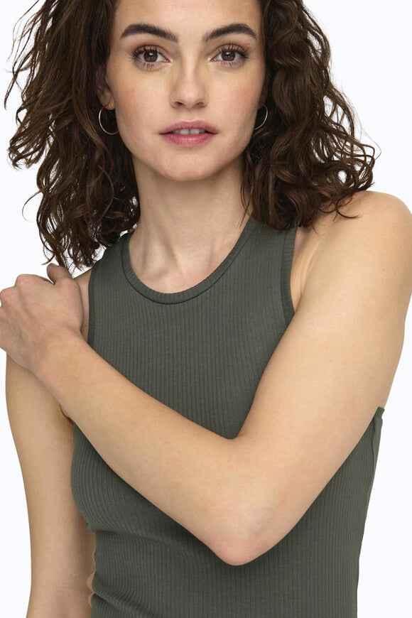 Belfast ribbed midi dress - Beluga