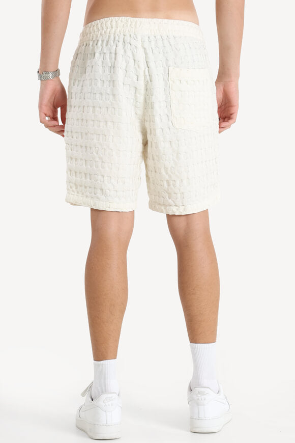 ONSTEL Strukturierte Stoffshorts - Egret