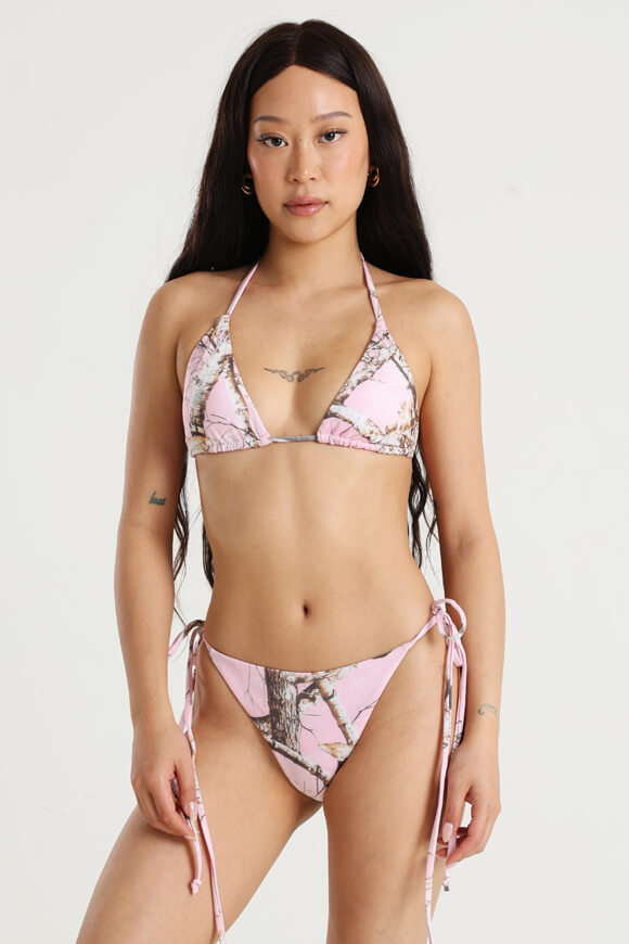 Bikini bottom - pink + brown