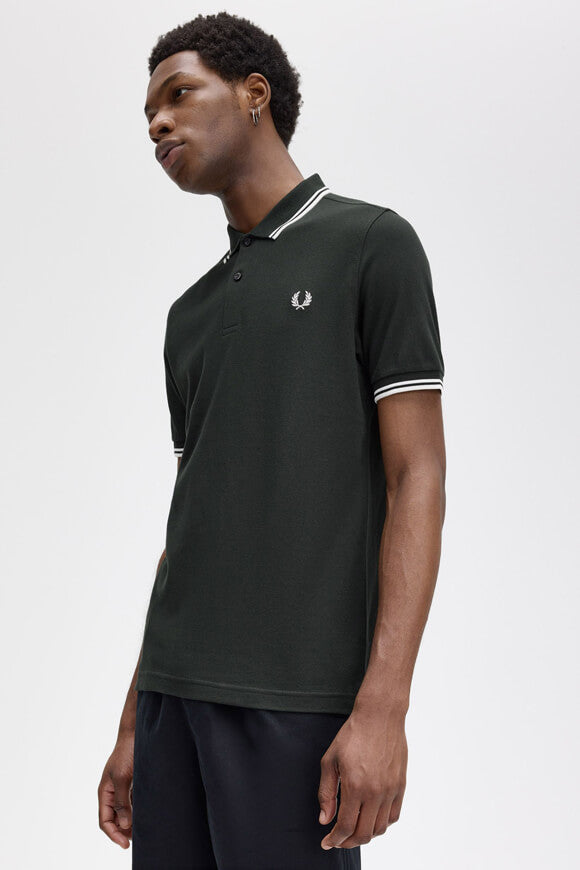Twin Tipped Poloshirt - Night Green