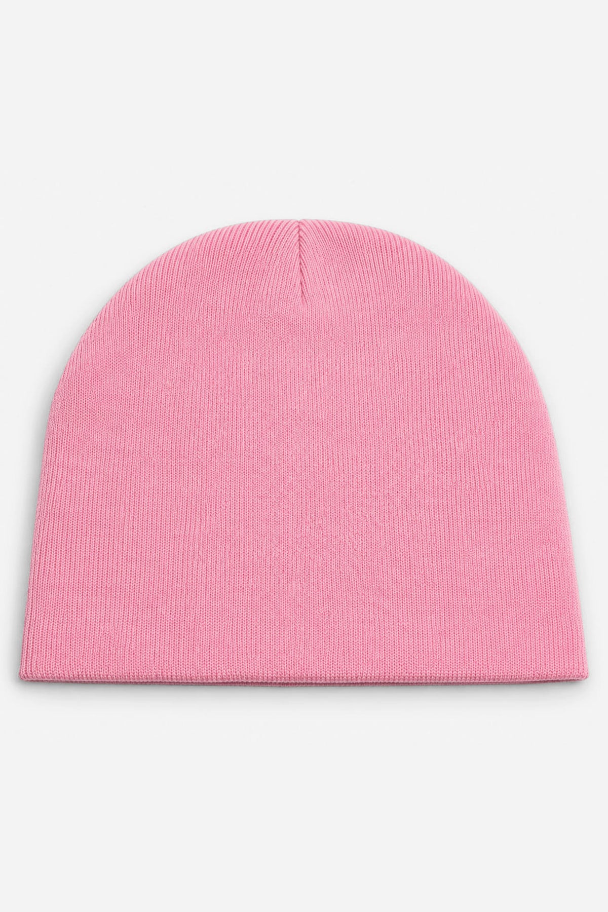 Beanie - Light Pink + White