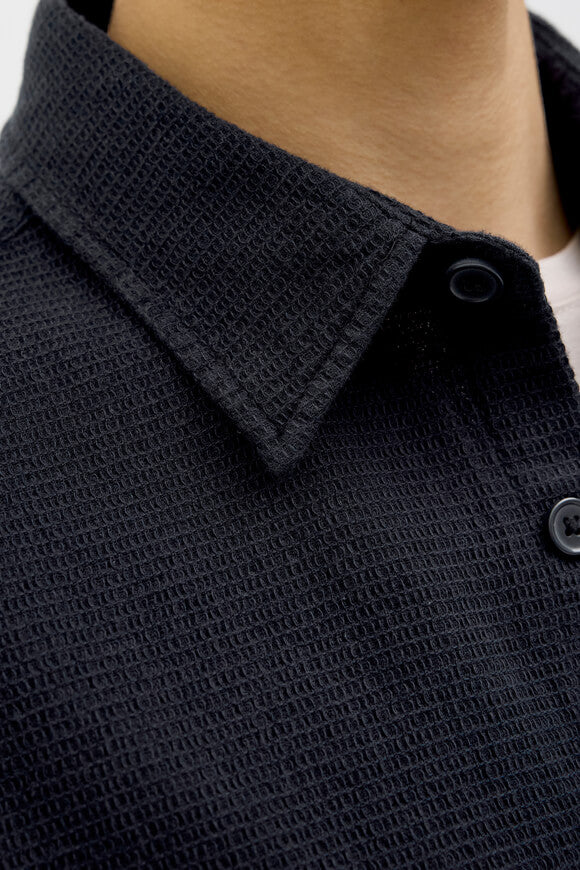 JCODYNAMIC chemise ample gaufrée - Black