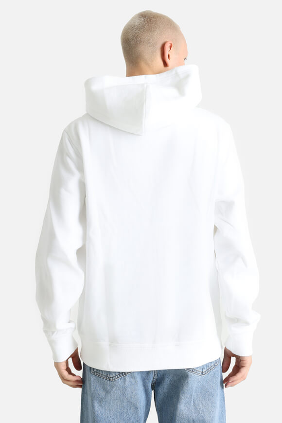 Hooded zip-up sweatshirt - White