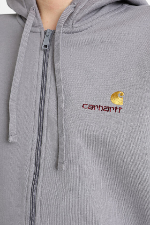 American Script oversized zip-up hoodie with hood - Yosemite