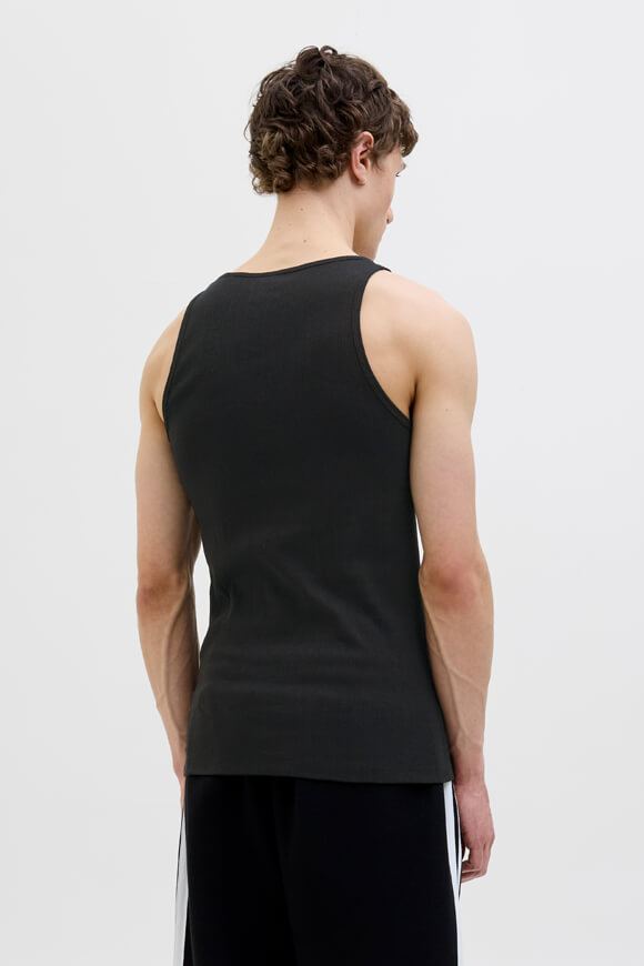 Ribbed tank top - Black