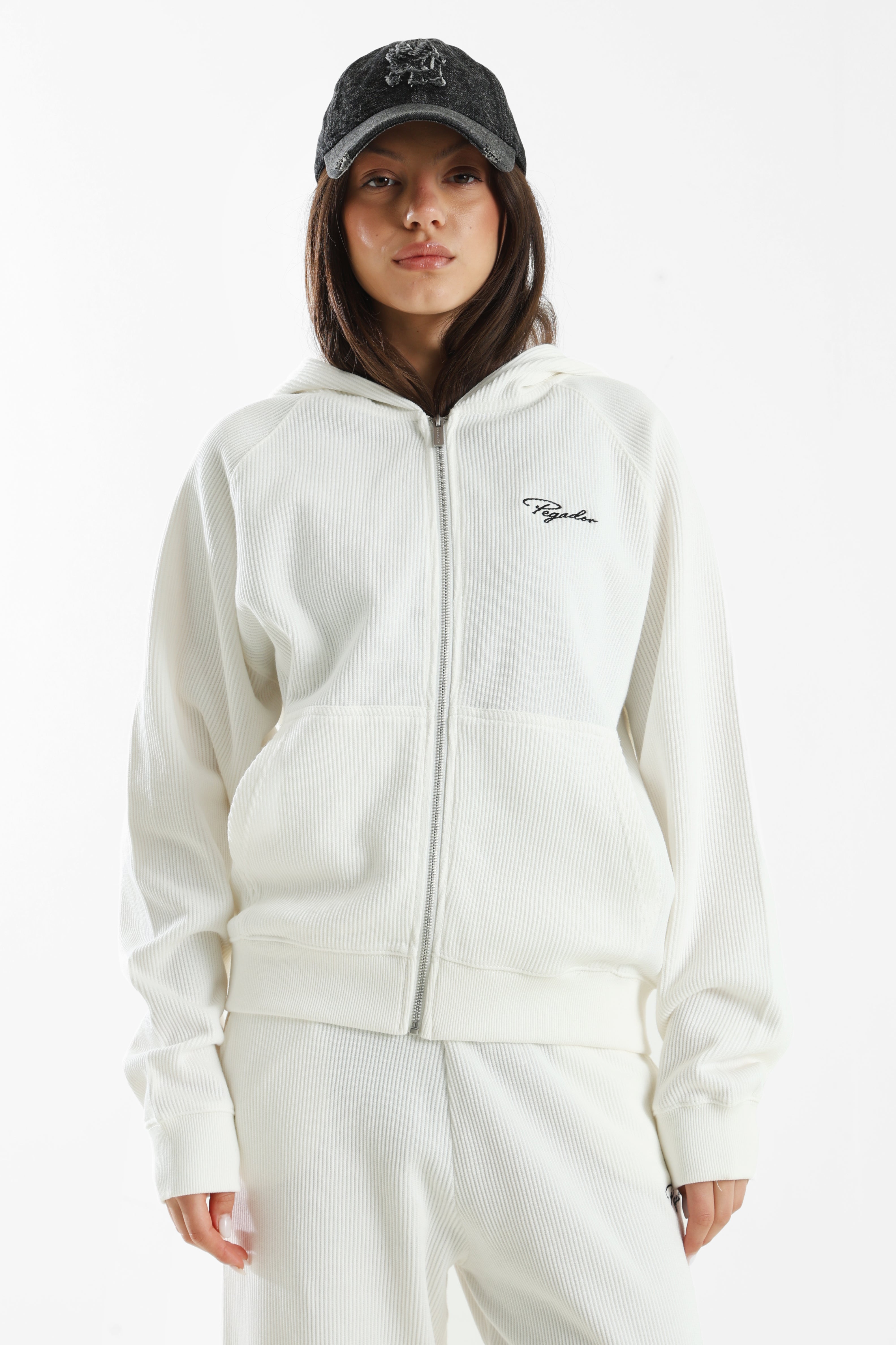 Veste d'entraînement structurée - Washed Warm White